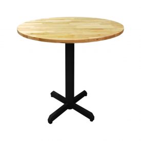 Wood Designs Mobile 24 x 76 Half Circle High Pressure Laminate Table with Adjustable Legs 19-30